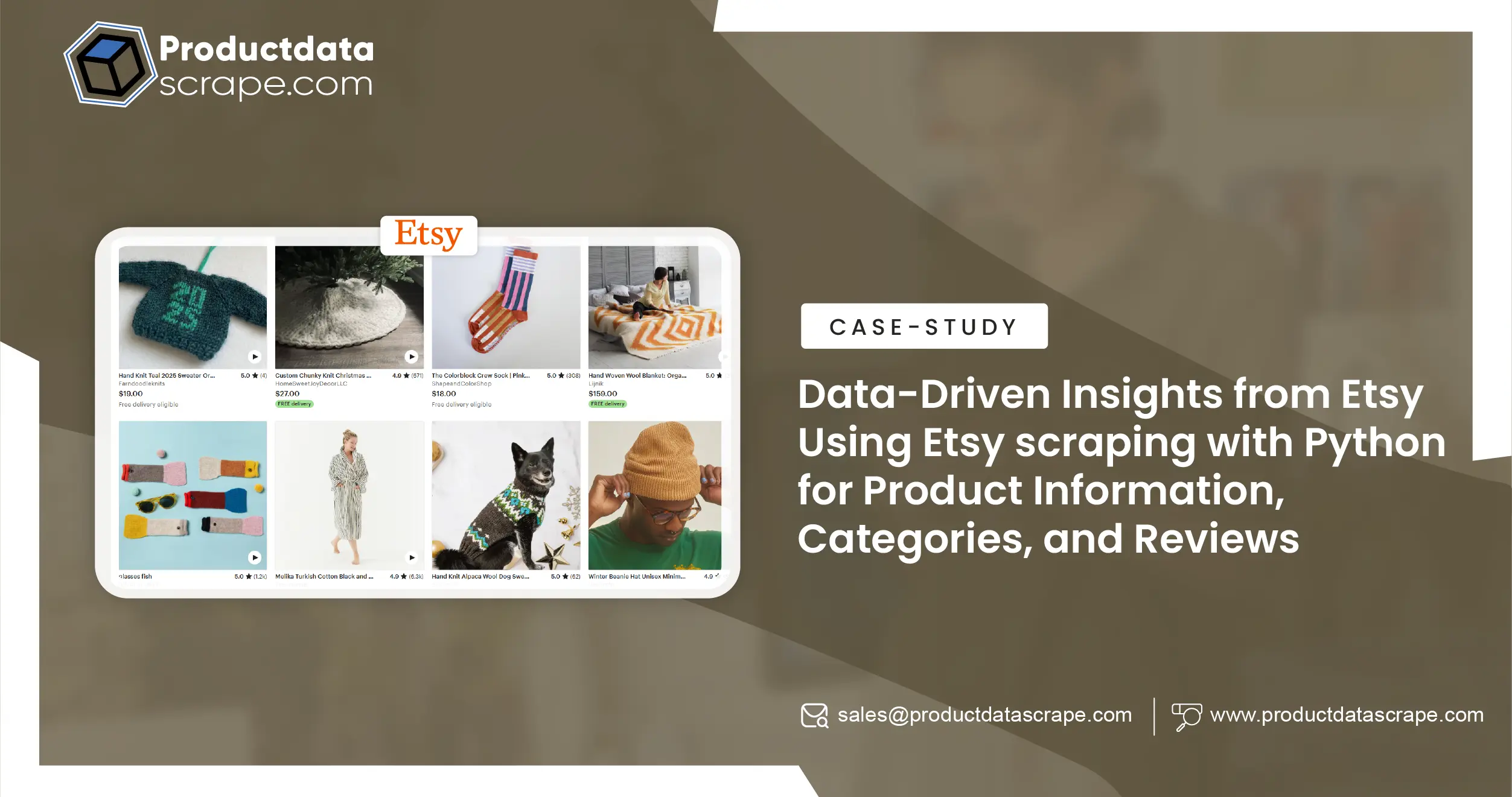 Data-Driven Insights from Etsy Using Etsy scraping with Python